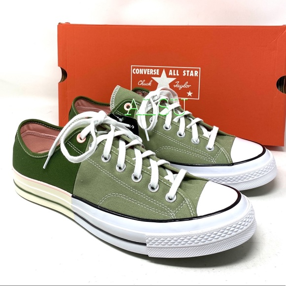 Converse Chuck 70 Low Canvas Street Sage Green Csaual Shoes Men’s Size 168931C - Picture 6 of 10